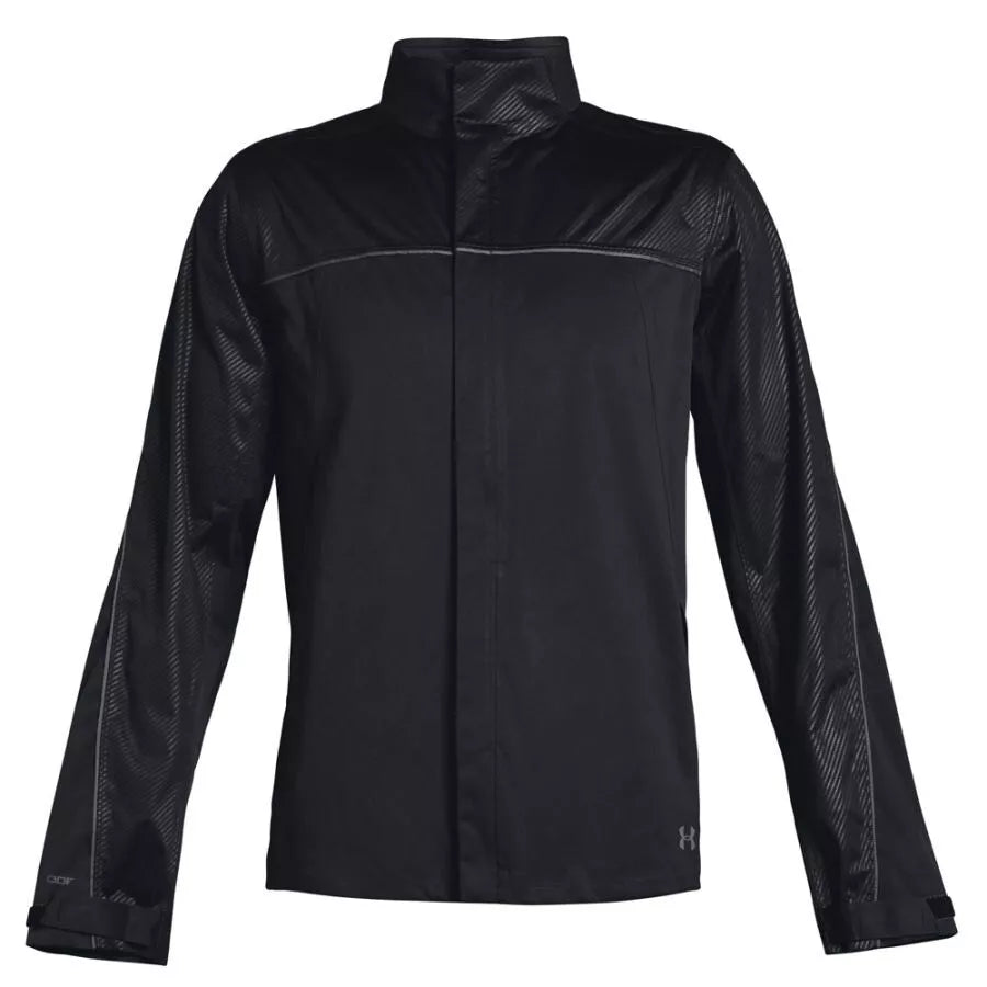 Under Armour Golf Storm Waterproof Jacket, Black, NEW, RRP £129.99