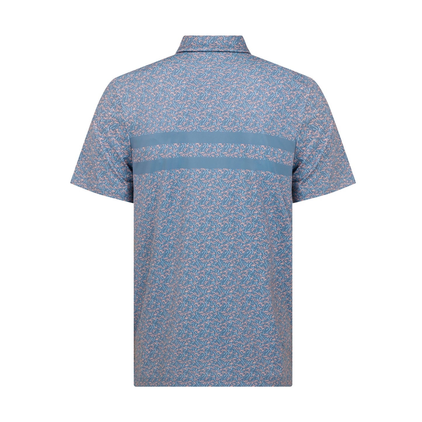Original Penguin Engineered Novelty Striped Polo Shirt, White Multi or Blue Multi.
