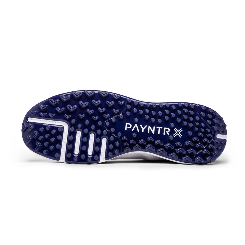 PAYNTR Spikeless Golf Shoes, X-003F, White/Navy