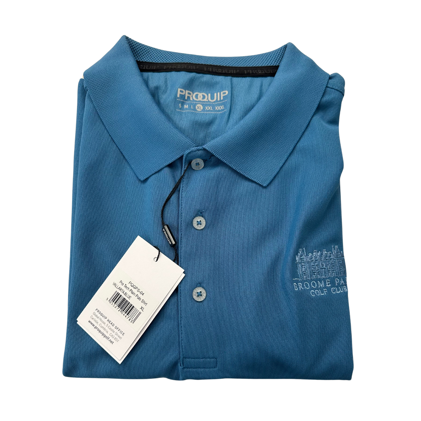 Broome Park Logo ProQuip Pro Tech Polo Shirt, SALE