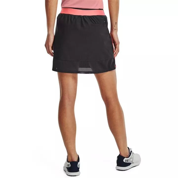 Under Armour Pull On Skort, Grey/Vermillion Pink, NEW, RRP £60